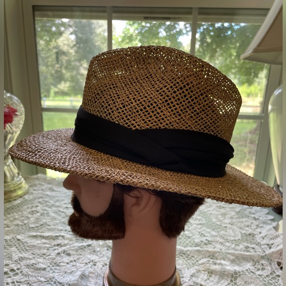 Men’s Hat: Safari Fedora Style Hat, Town Talk Louisville, KY, Pre-owned - Picture 3 of 12